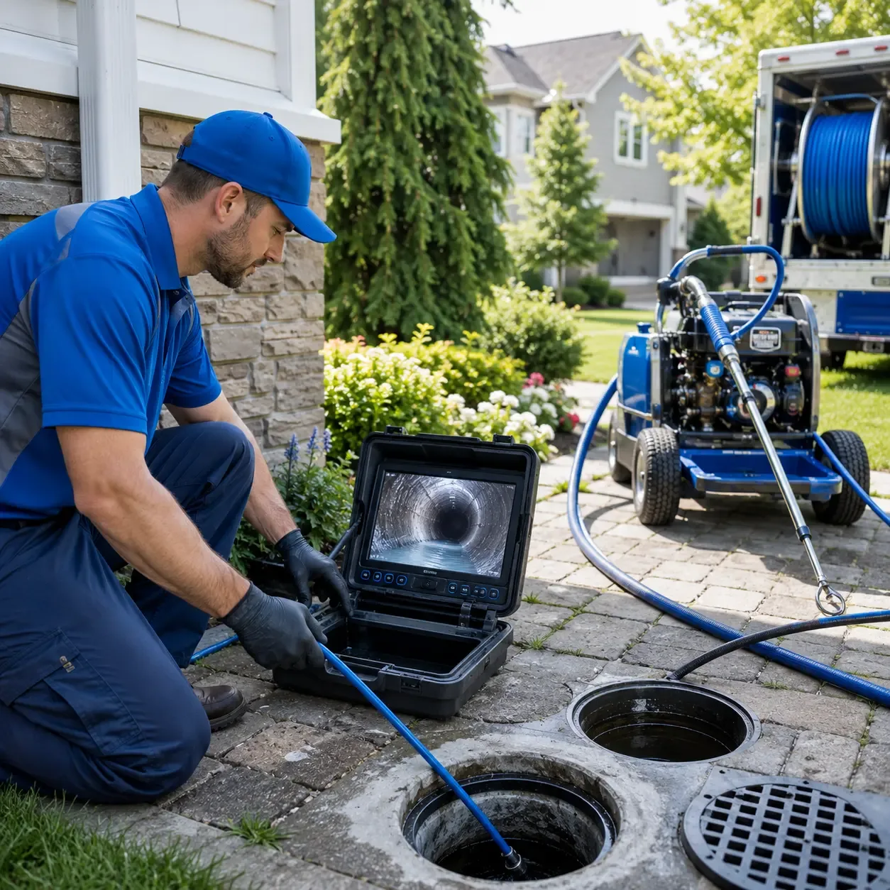 Outdoor drain cleaning professionals serving Blackey, KY