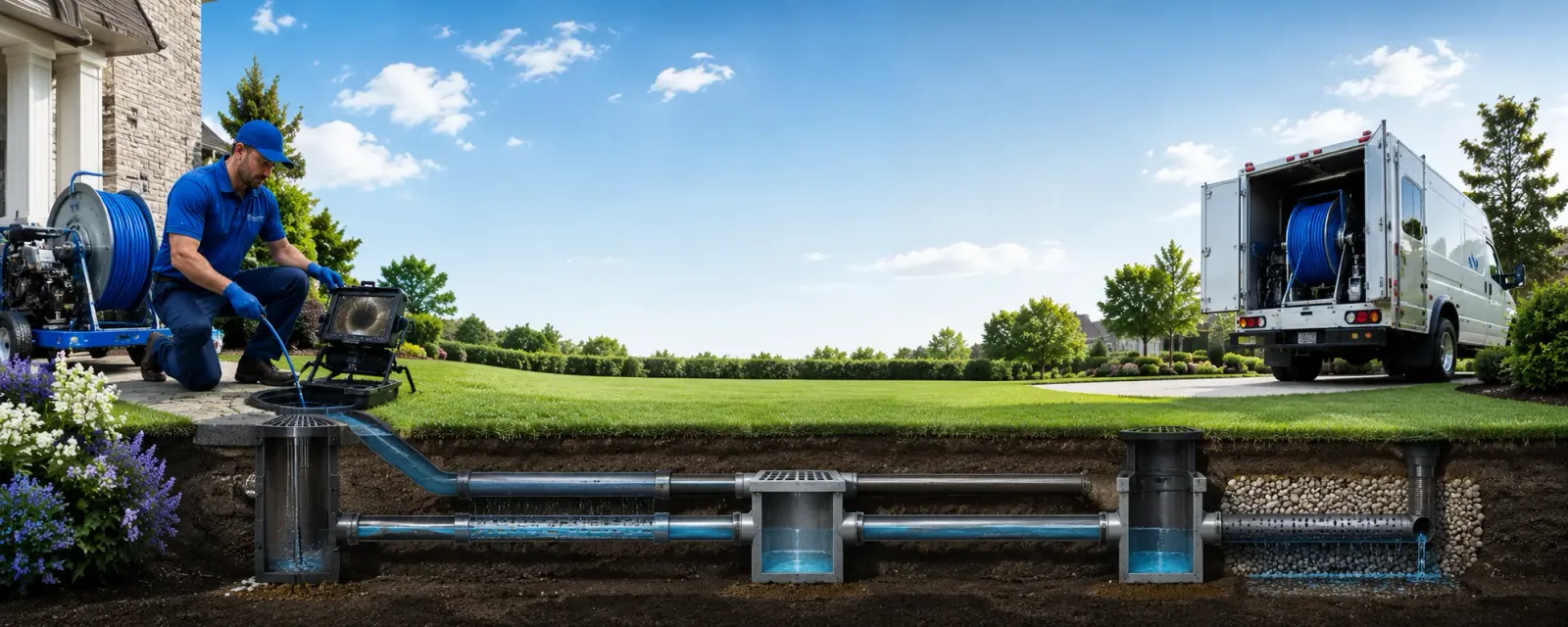 Outdoor drain cleaning information for Blackey, KY